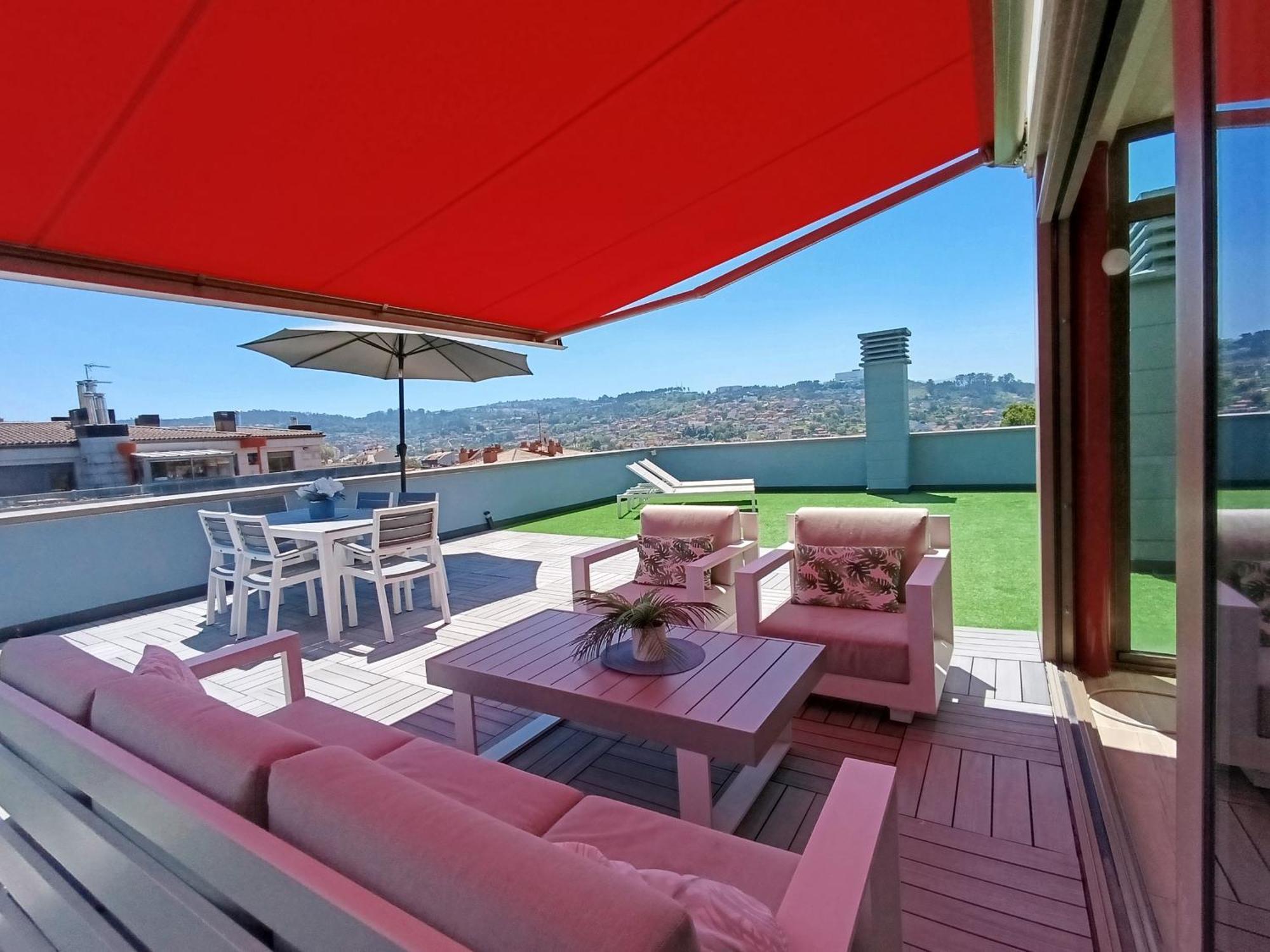 Atico Chill-Out De Lujo Con Piscina Y Parking Gratis Apartment Vigo Exterior photo